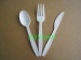 image of Disposable Tableware - 100% biodegradable and compostable PLA cutlery 