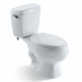 image of Shower Accessories - two-piece toilet