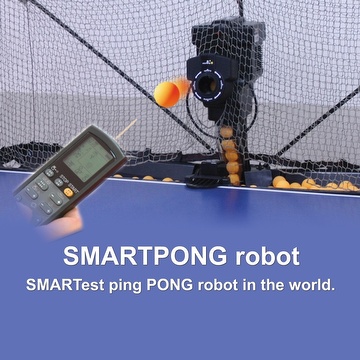 Smartest ping pong table tennis robot
