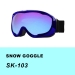 Polarized Ski Goggles - Result of Fleece Scarf