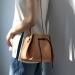 Leather Bucket Purse - Result of Lychee Honey