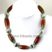 colorized agate gemstone necklace 12*30mm rice bea - Result of bracelet