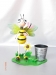 Metal Bee with Pot