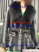 image of Women Clothing - rabbit fur with fox fur collar  garment