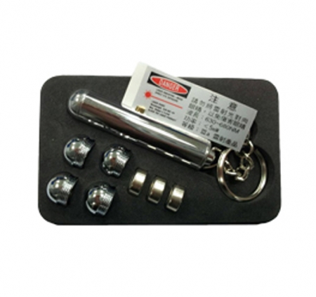 red laser pointer with key chain