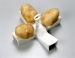 MICROWAVE POTATO BAKER - Result of potato turnip carrot washer peeler