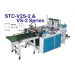image of Plastic Processing Machinery - Semi Auto T Shirt Bag Machine With Conveyor