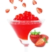 Strawberry Popping Boba - Result of Strawberry Jam