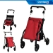 Compact Shopping Rollator with seat - Result of Basket Containers