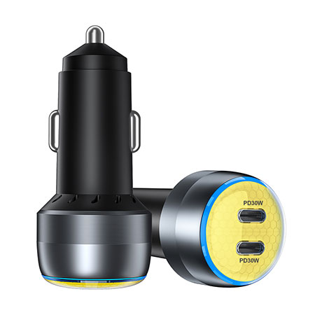 USB C Car Charger 60W