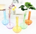 Hand Blown Coloured Round Bottle Shaped Glass Vase - Result of LED Home Lighting