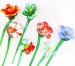 Handmade Murano Glass Flower Decoration - Result of LED Home Lighting