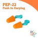 Safety Ear Plugs - Result of Plastic Pail Tap