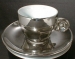 Titanium Espresso Cup/Saucer - Result of Porcelain Dolls