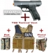 RAP4 KT Eraser Paintball Pistol Vest Package - Result of bulletproof vest