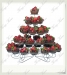 Iron Cupcake Tree Stand,5 tiers cup cake holder