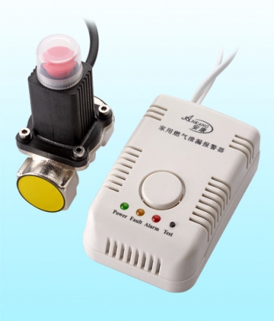 supply Gas detector with Shut-off valve