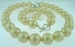 image of Bangle Bracelet - shell pearl jewelry set,shell pearl,imitation pear