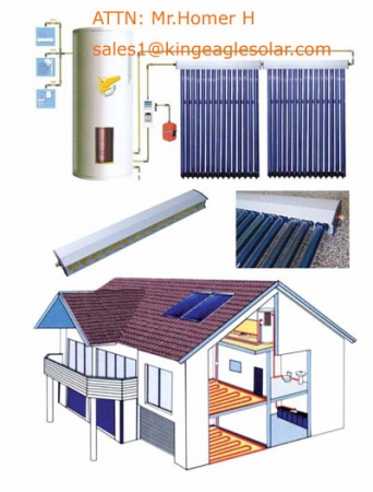 Solar Collector System, Heat Pipe Vacuum Tube