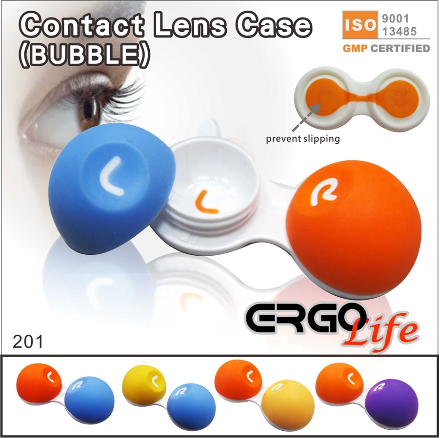  Bubble Contact Lens Case