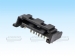 image of 7 Pin Connector - SATA 7P MALE R/A DIP TYPE  