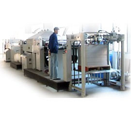 Fullyautomatic high-speed machine for thick paper