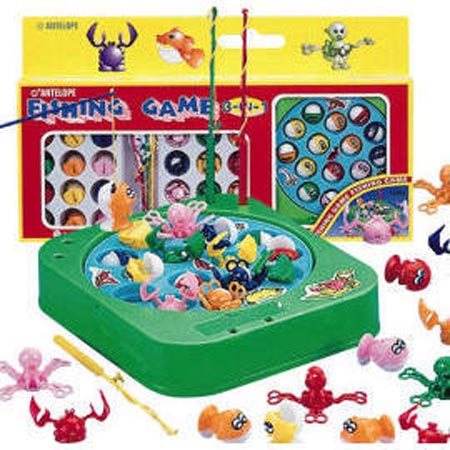 plastic toys (fishing)