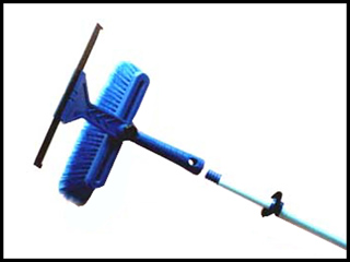 BROOM SQUEEGEE WITH TELESCOPIC KIT