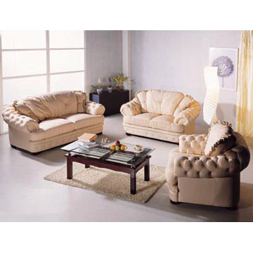 Classical Leather Sofa