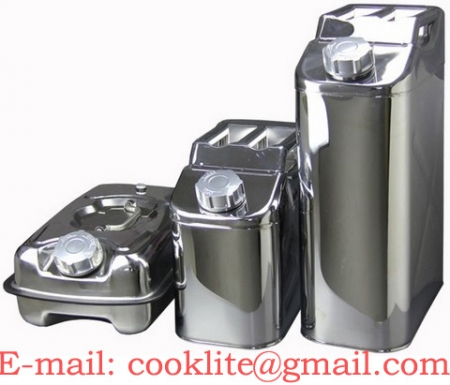 Stainless Steel Jerry Can Fuel Storage