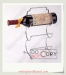 Iron Steel Wire Wine Bottle Holder,wine racks