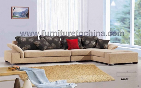 fabric leisure sofa, modern seat, sectional sofa
