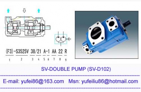 Vickers(V/VQ) vane pump -V series double vane pum
