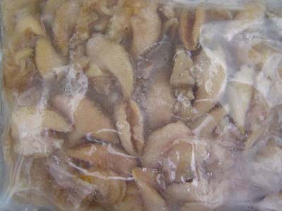 Frozen meat of White Jade Snail(II)