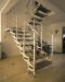 image of Ladders - wood-steel staircase (twin stringers)