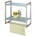 Chrome Plated 2 Tier Glass Wall Rack - Result of Tree Lopper