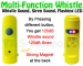 MULTI-FUNCTION ELECTRONIC WHISTLE - Result of Ferrite Magnet
