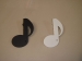 Eighth note Clip - Result of Music Horn Speaker