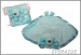 Snuggle Puppy Baby Blue Pet Blanket - Result of dog neck lanyard