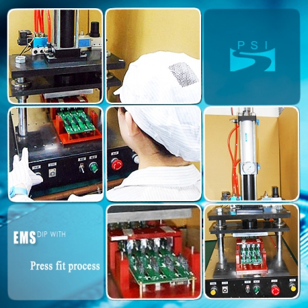 DIP Press fit process for PCB board Assembly