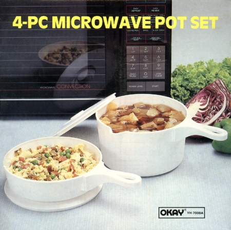 4-PC MICROWAVE POT SET