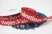 5/8 inch Happy Valentine Cut Edge Ribbon - Result of Waterbased Ink