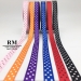 3/8 inch Grosgrain Ribbon With Printed Dots - Result of DOT Airline Fittings