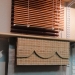 Wood Roll Up Blinds - Result of Metal Cord Lock
