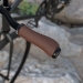 Leather Handlebar Grips - Result of PU Vegan Leather